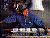 Miguel weaving